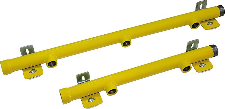 Rohr-Anschluss-Einheit RAE +Wand- halt.f.Anschl.2Einstutzenzähler, Durchg.DN40xAbg.DN25