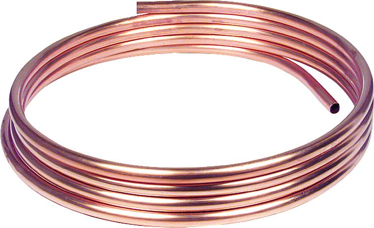 Kupfer-Installationsrohr weich in Ringen a 25 m, 18 x 1,0 mm RAL/DVGW, DIN-EN 10 Kupfer-Installationsrohr weich in Ringen a 25 m, 18 x 1,0 mm RAL/DVGW, DIN-EN 10
