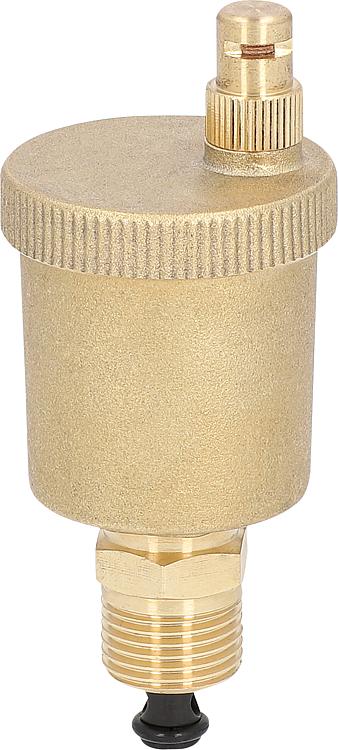 Automatischer Schnellentlüfter mit Aquastop, DN15 (1/2") PN10 Automatischer Schnellentlüfter mit Aquastop, DN15 (1/2") PN10