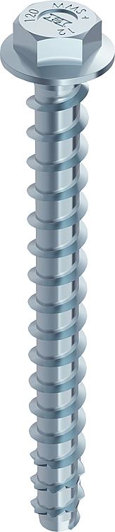 Beton- & Mauerwerkschraube Heco, Multi-Monti plus,m.Sechskantkopf,   10,0x60 mm,