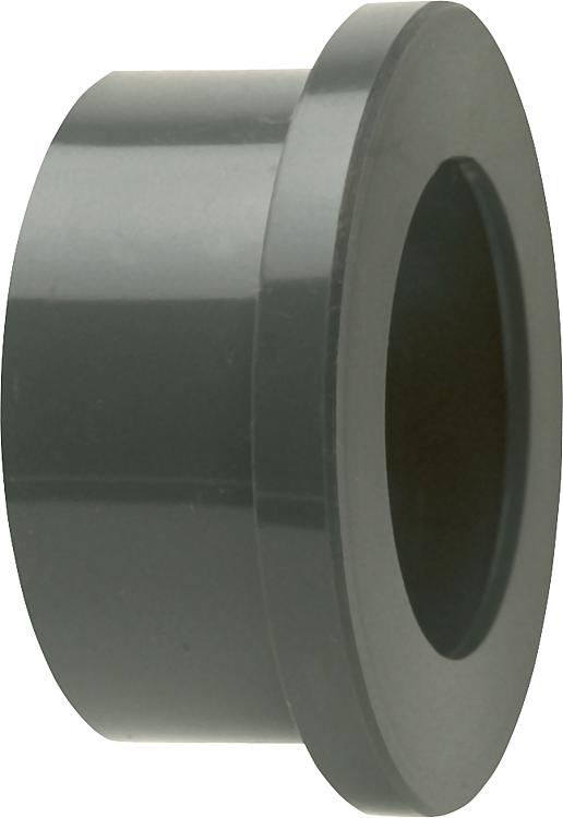 PVC-U - Klebefitting Bundbuchse, 40 mm,für Flachdichtring