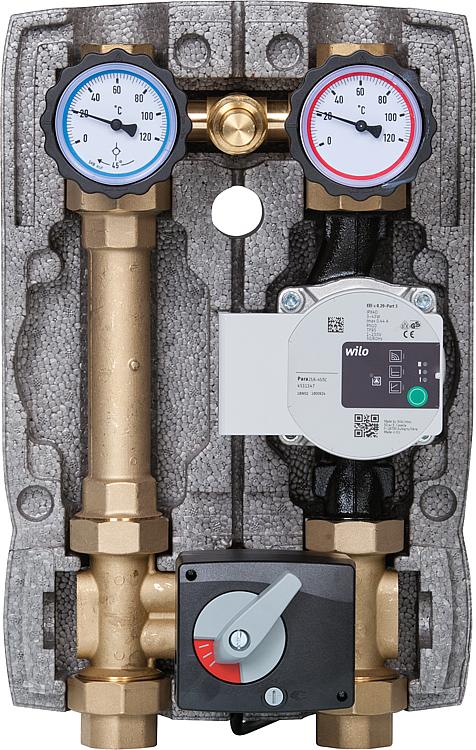 Heizkreisset Easyflow DN25(1") Überströmventil,4-Wege-Mischer, Stellmotor,Wilo P Heizkreisset Easyflow DN25(1") Überströmventil,4-Wege-Mischer, Stellmotor,Wilo P