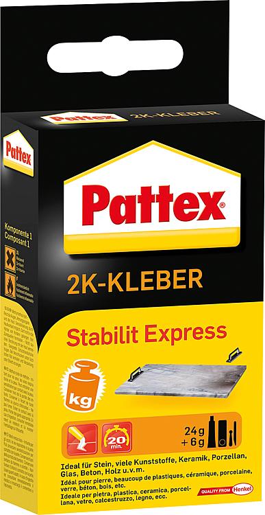 2K-Kleber PATTEX Stabilit Express 30g-Arbeitspackung 2K-Kleber PATTEX Stabilit Express 30g-Arbeitspackung