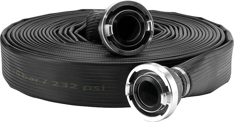 Bauschlauch Geka Gummi, DN50 (2"), Anschluss Storz C, Länge 20 m Bauschlauch Geka Gummi, DN50 (2"), Anschluss Storz C, Länge 20 m