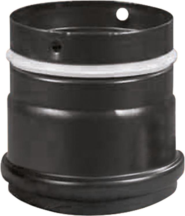 Abgasanschluss für Pelletsofen Oranier/Justus, Schwarz emailliert, Ø 80 mm Abgasanschluss für Pelletsofen Oranier/Justus, Schwarz emailliert, Ø 80 mm
