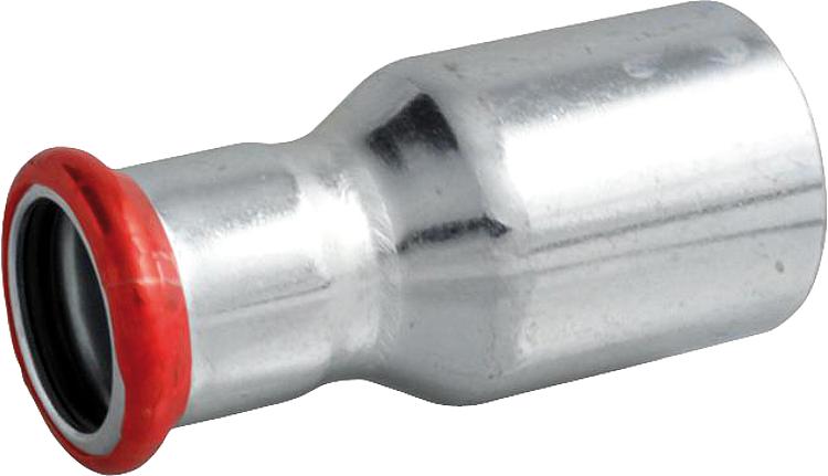 C-Stahl Pressfitting M-Kontur Absatznippel, DN 108 x DN 88,9