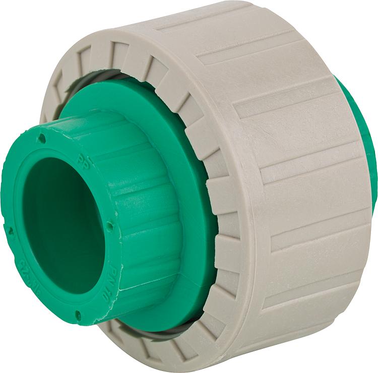 Rohrverschraubung PPR 25mm Max. Temperatur 80 C Rohrverschraubung PPR 25mm Max. Temperatur 80 C