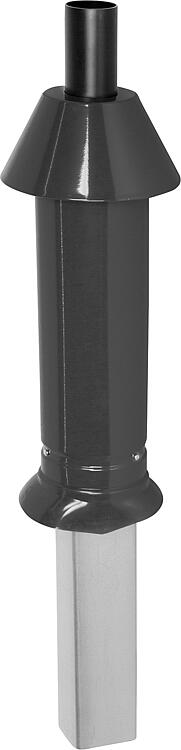 Dachdurchführung XXS LAS 80/125  0.4m schwarz Dachdurchführung XXS LAS 80/125  0.4m schwarz