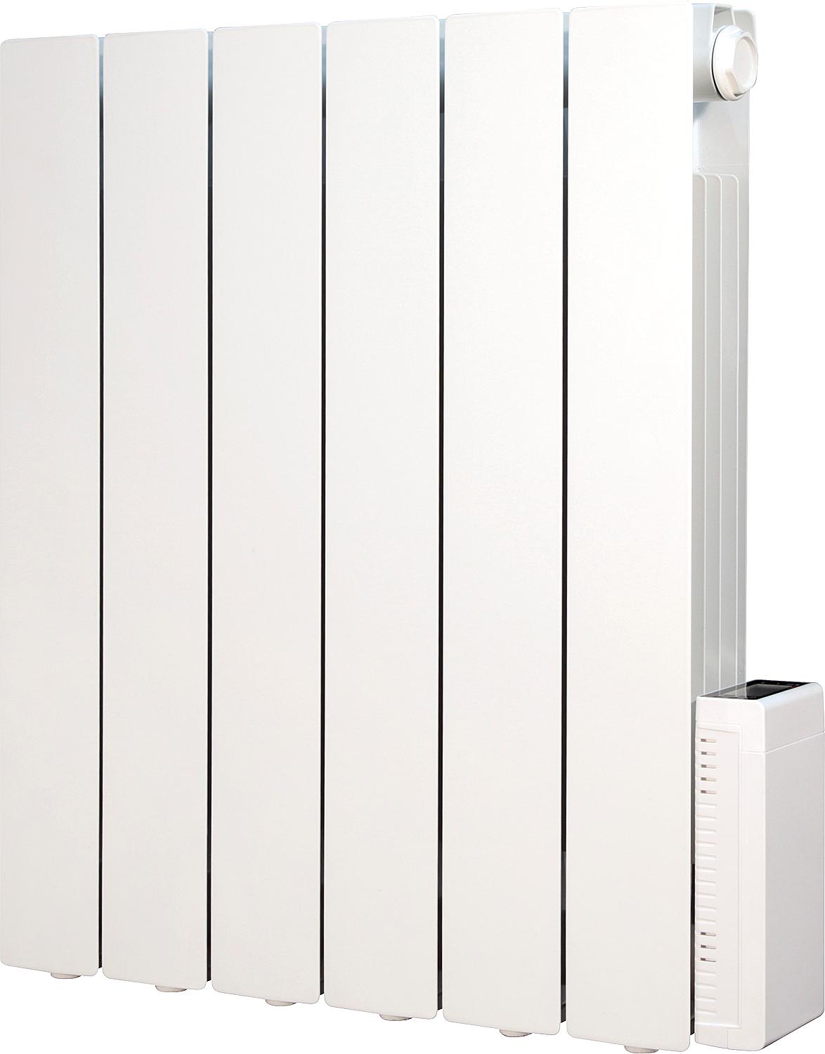 Aluminium-Heizkörper elektrisch Comore 5818, 1800 Watt, RAL 9010