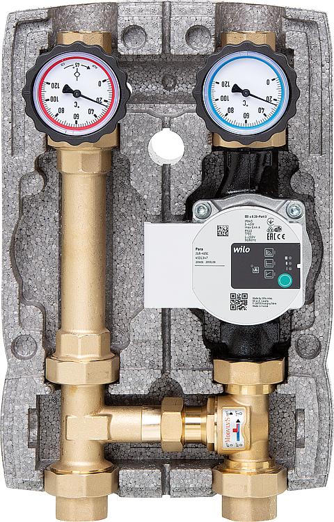 Heizkreisset Easyflow DN25(1") Festbrennstoff-Ladeset 60 C, Wilo Para 25/6SC Heizkreisset Easyflow DN25(1") Festbrennstoff-Ladeset 60 C, Wilo Para 25/6SC