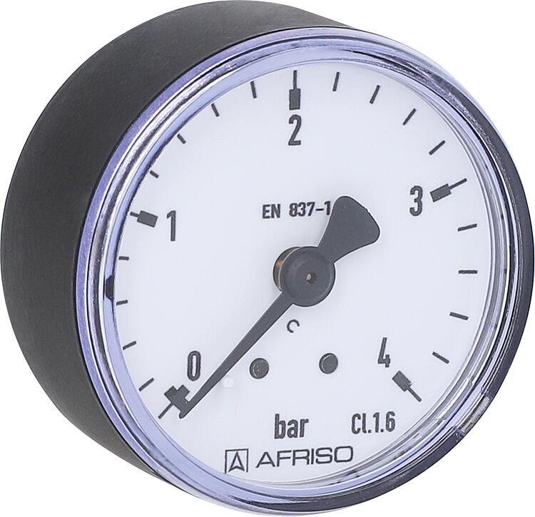 Manometer zu Druckminderer 0-4 bar D 50mm, 1/4" Manometer zu Druckminderer 0-4 bar D 50mm, 1/4"
