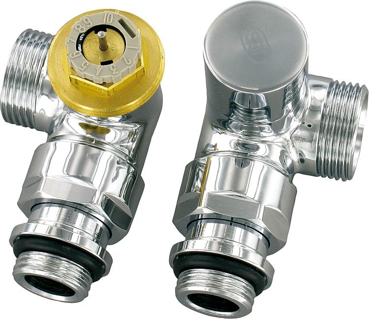 Design-Thermostatventil-Set Winkeleckform D 3933 DN15 (1/2") AG 3/4" (Eurokonus) Design-Thermostatventil-Set Winkeleckform D 3933 DN15 (1/2") AG 3/4" (Eurokonus)
