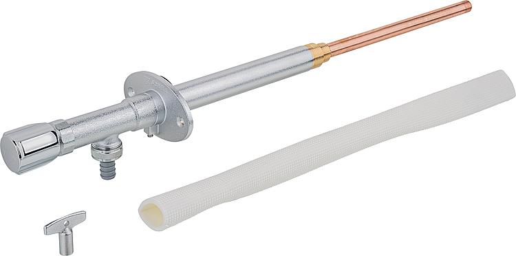 Außenarmatur Frostsicher Anschluss DN 15(1/2") mit Belüfter, Steckschlüssel Ober Außenarmatur Frostsicher Anschluss DN 15(1/2") mit Belüfter, Steckschlüssel Ober