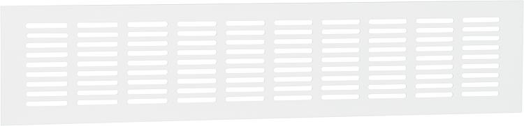 Lüftungsblech Alu 400x80mm weiß RAL 9016 Lüftungsblech Alu 400x80mm weiß RAL 9016