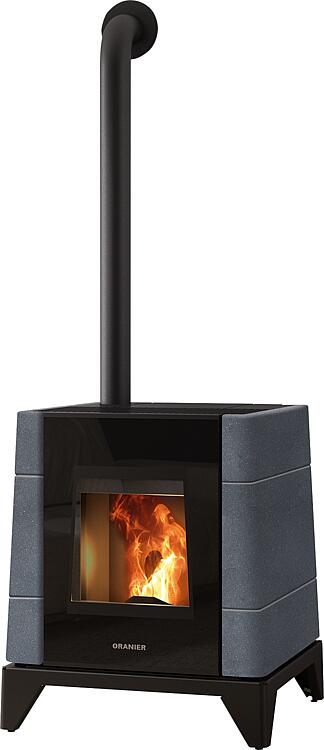 Pelletofen Oranier Pio conStone Anthrazit