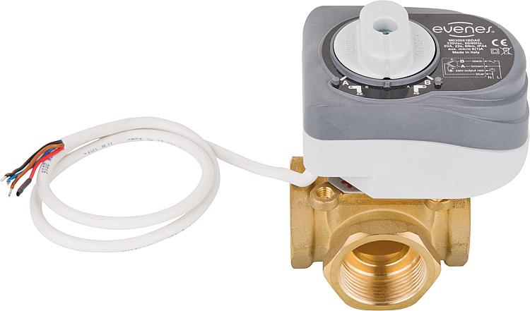 3-Wege-Umschaltventil Evenes DN 20 (3/4"), 230V 3-Wege-Umschaltventil Evenes DN 20 (3/4"), 230V
