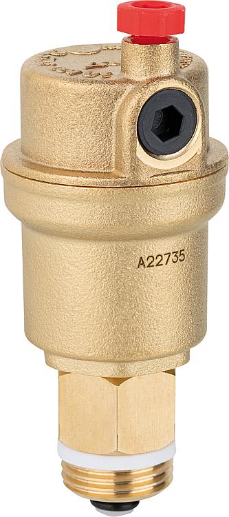 Schnellentlüfter Evenes Mini S mit Absperrung, DN15(1/2")