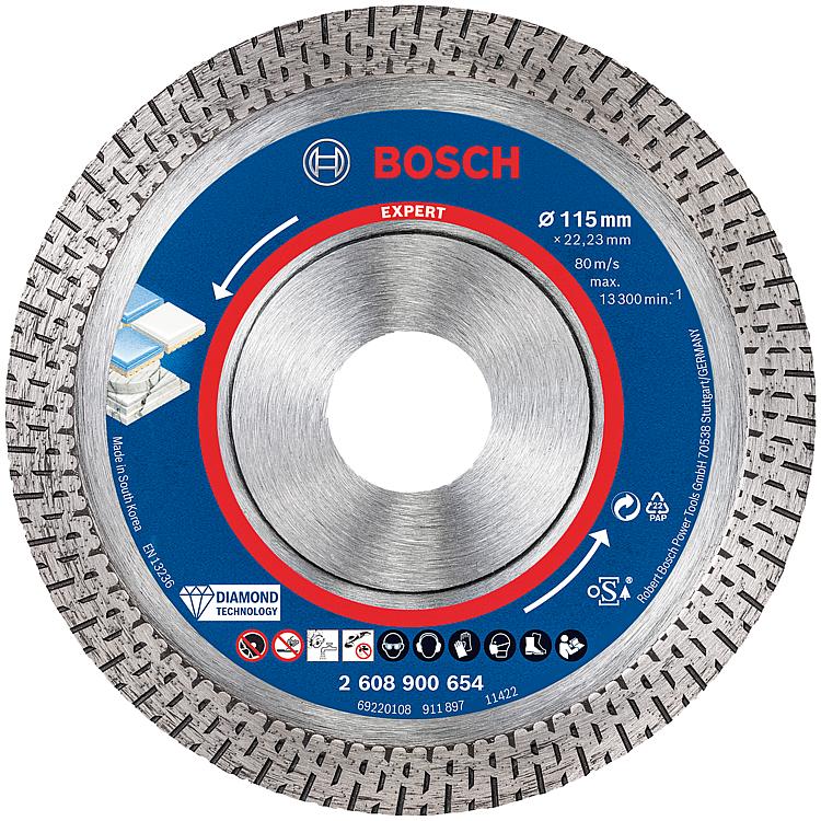 Diamanttrennscheibe BOSCH® EXPERT HardCeramic Ø 115 x 22,23 x 1,4 mm