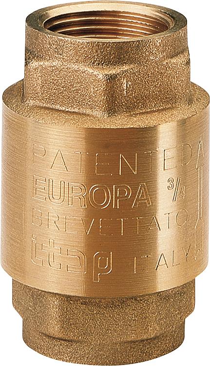 Rückschlagventil "Europa" DN 10, 3/8" bds, IG Rückschlagventil "Europa" DN 10, 3/8" bds, IG