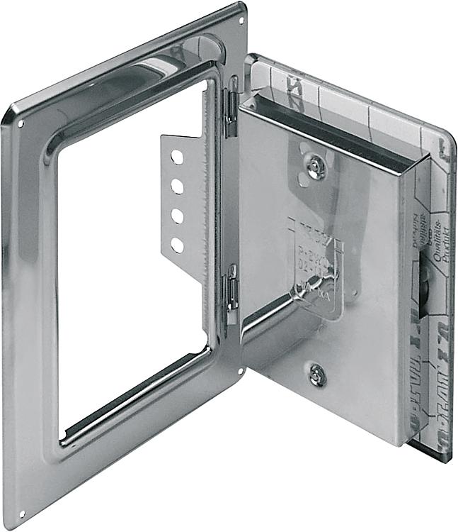 KW-Kamintür RV 140/200 aus Edelstahl mit Schlüssel, Bauart geprüft KW-Kamintür RV 140/200 aus Edelstahl mit Schlüssel, Bauart geprüft