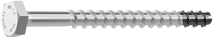 Beton- & Mauerwerkschraube Multi-Monti Sechskantkopf A4 7,5 x 50mm, VPE 50 Beton- & Mauerwerkschraube Multi-Monti Sechskantkopf A4 7,5 x 50mm, VPE 50