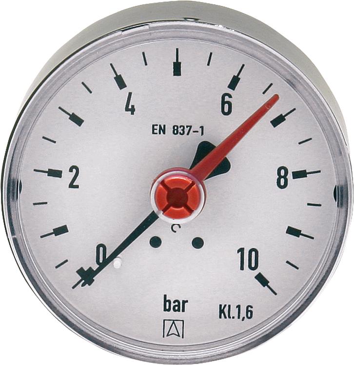 Manometer Solar RF 63 D211 Solar 63mm G1/4 B axial 0/10 bar Manometer Solar RF 63 D211 Solar 63mm G1/4 B axial 0/10 bar