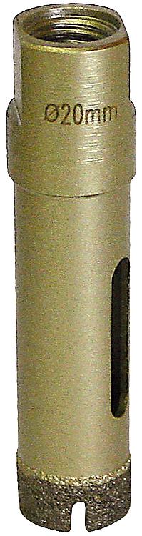 Fliesenbohrkrone EIBENSTOCK für Fliesen-Bohrmaschine 80 096 70 Ø 20mm, Länge 35mm Fliesenbohrkrone EIBENSTOCK für Fliesen-Bohrmaschine 80 096 70 Ø 20mm, Länge 35mm