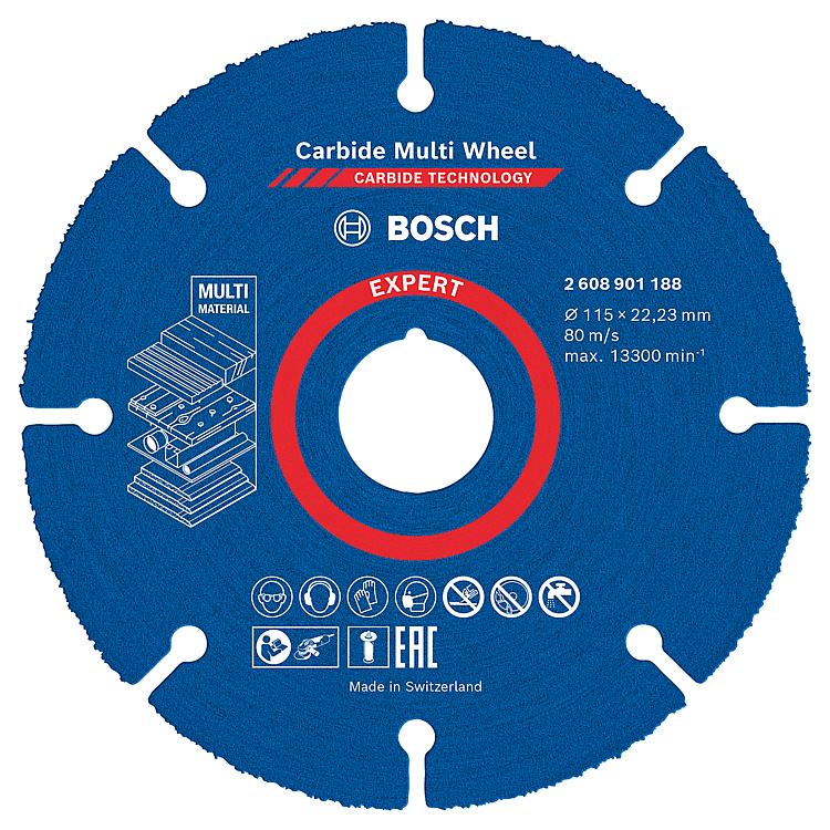 Trennscheibe BOSCH EXPERTCarbide Multiwheel Ø 115 x 22,23 mm Trennscheibe BOSCH EXPERTCarbide Multiwheel Ø 115 x 22,23 mm