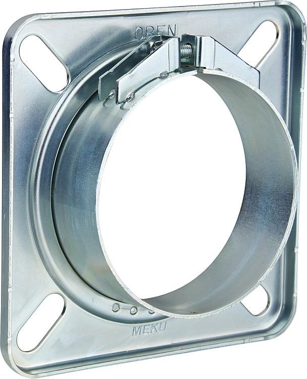 Brennerflansch Meku für Flammrohre   100 mm Brennerflansch Meku für Flammrohre   100 mm