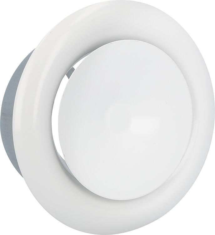 Abluft-Tellerventil DN100, weiß Typ: TV-A-100-W, Stahlblech Abluft-Tellerventil DN100, weiß Typ: TV-A-100-W, Stahlblech