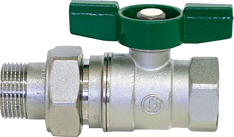 Trinkwasser-Kugelhahn R259D IG/AG 1 1/4" x 1 1/4" Messing verchromt/ Flügelgriff Trinkwasser-Kugelhahn R259D IG/AG 1 1/4" x 1 1/4" Messing verchromt/ Flügelgriff