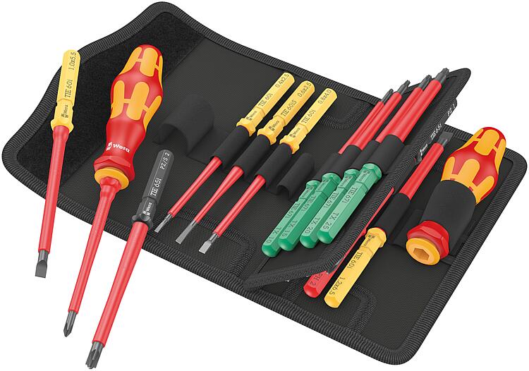 VDE-Wechselklingen-Set WERA Kraftform Kompakt VDE 17 Universal 1 Tool Finder mit Bithalter, 17-teilig VDE-Wechselklingen-Set WERA Kraftform Kompakt VDE 17 Universal 1 Tool Finder mit Bithalter, 17-teilig