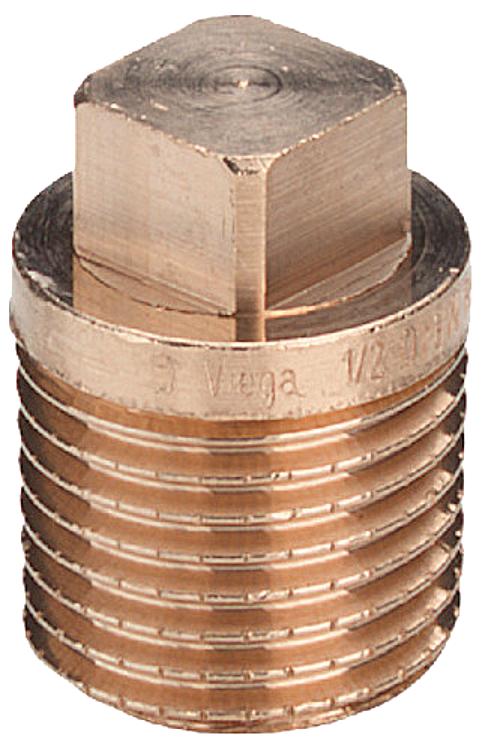 Rotguss-Gewindefitting Stopfen ohne Rand Typ 3291, 1" (AG) Rotguss-Gewindefitting Stopfen ohne Rand Typ 3291, 1" (AG)