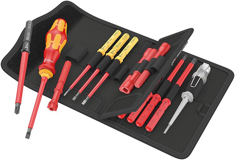 VDE-Wechselklingen-Set WERA Kraftform Kompakt VDE 18 Universal 1 Tool Finder mit Bithalter, 18-teilig VDE-Wechselklingen-Set WERA Kraftform Kompakt VDE 18 Universal 1 Tool Finder mit Bithalter, 18-teilig