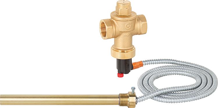 Thermische Ablaufsicherung Typ 543, DN20(3/4"), Kapillarrohrlänge 1,3 m Thermische Ablaufsicherung Typ 543, DN20(3/4"), Kapillarrohrlänge 1,3 m