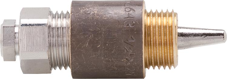 Tauchhülse für 6mm Fühler 60mm Einbautiefe mit O-Ring Messing Tauchhülse für 6mm Fühler 60mm Einbautiefe mit O-Ring Messing