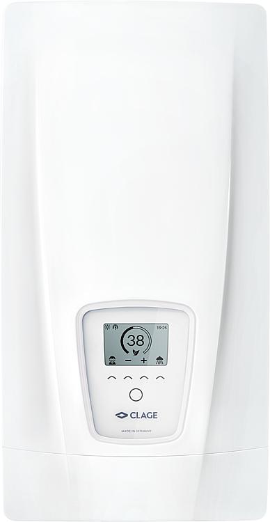 Großdurchlauferhitzer Clage DEX Next, 18-27KW / 400V, HxBxT:4687x238x96mm Großdurchlauferhitzer Clage DEX Next, 18-27KW / 400V, HxBxT:4687x238x96mm
