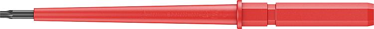 Wechselbit WERA VDE Kraftform Kompakt isoliert T10 x 154mm Wechselbit WERA VDE Kraftform Kompakt isoliert T10 x 154mm