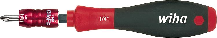 Bithalter mit Handgriff, Schnellwechselhalter, 1/4'' Typ 387