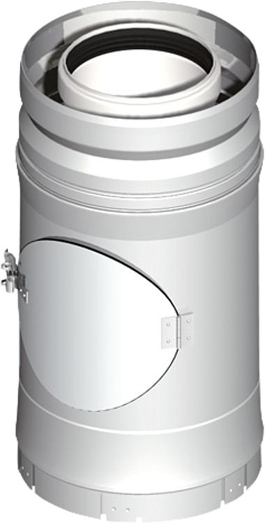 Kunststoff-Abgassystem Kontroll-Rohr, inkl. Klemmband DN 80/125
