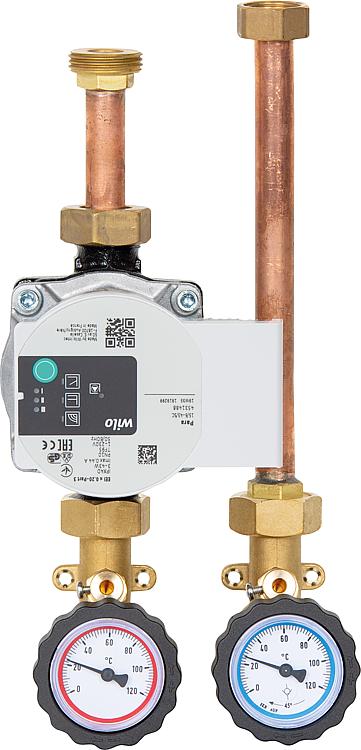 Heizkreismodul Easyflow ungemischt,Pumpe Wilo Para 15/6SC, für Modulbox Heizkreismodul Easyflow ungemischt,Pumpe Wilo Para 15/6SC, für Modulbox