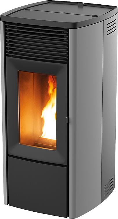 Pelletofen Ego Air 8 M2 Maestro, Grundgerät mit Verkleidung Metall Silber, 8,1 K Pelletofen Ego Air 8 M2 Maestro, Grundgerät mit Verkleidung Metall Silber, 8,1 K