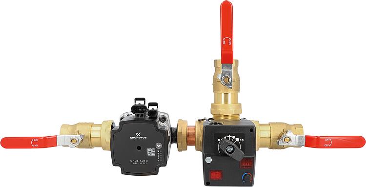 Ladeventileinheit ACGE Pumpe Grundfos UPM3 Auto L25-50 DN25 Festwert Ladeventileinheit ACGE Pumpe Grundfos UPM3 Auto L25-50 DN25 Festwert