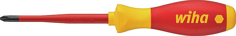 VDE-Schraubendreher Wiha® SoftFinish SlimFix Phillips, PH1, 1.000V AC