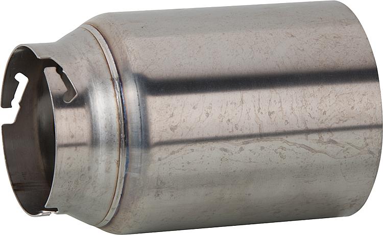 Vorsatzrohr Ø 100/76,5 mm Länge: 150 mm Vorsatzrohr Ø 100/76,5 mm Länge: 150 mm