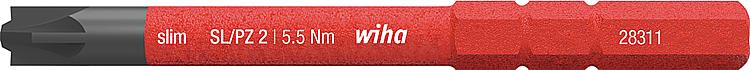 VDE-slimBit Wiha® PlusMinus/Pozidriv SL/PZ2 VDE-slimBit Wiha® PlusMinus/Pozidriv SL/PZ2
