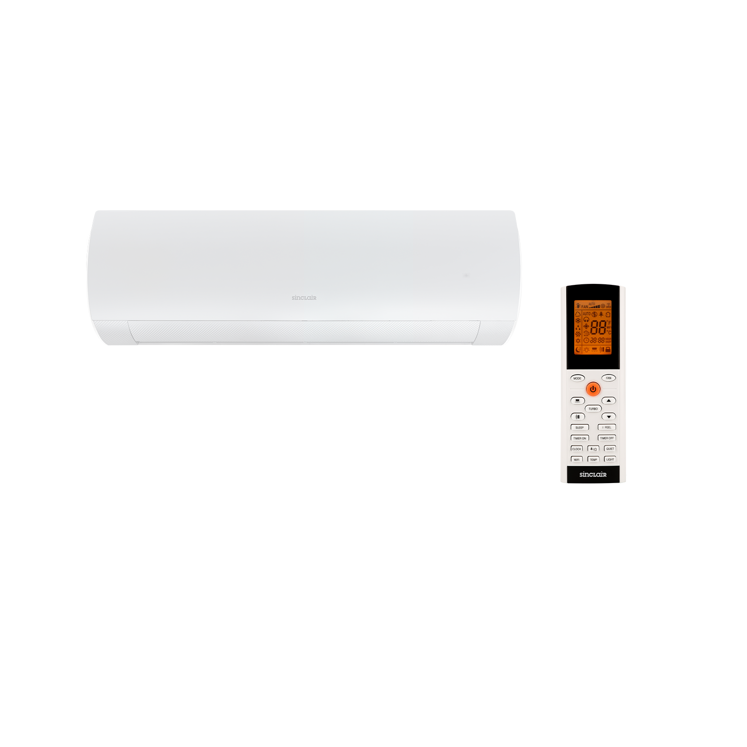 Sinclair, Terrel Wandgerät Weiß 7,0 kW Kühlen / 7,4 kW Heizen Sinclair, Terrel Wandgerät Weiß 7,0 kW Kühlen / 7,4 kW Heizen