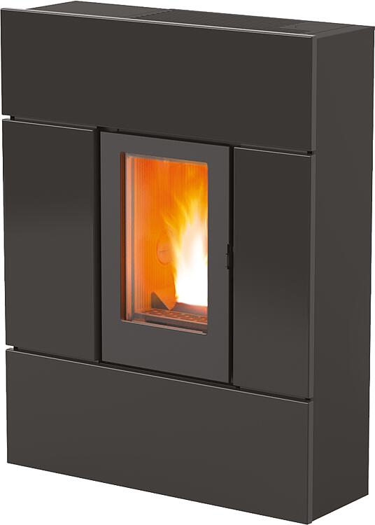Pelletofen MCZ Ray C. Air 8 R, Grundgerät mit Verkleidung schwarz Metall, 7,8 KW Pelletofen MCZ Ray C. Air 8 R, Grundgerät mit Verkleidung schwarz Metall, 7,8 KW