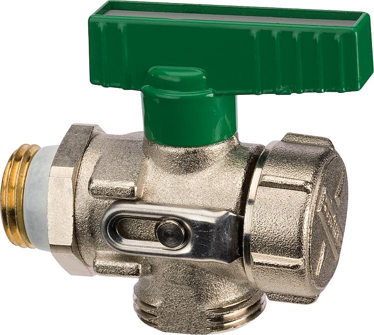 KFE-Kugelhahn PN 16 für Trinkwasser Eckvernickelt KFE-Kugelhahn PN 16 für Trinkwasser Eckvernickelt