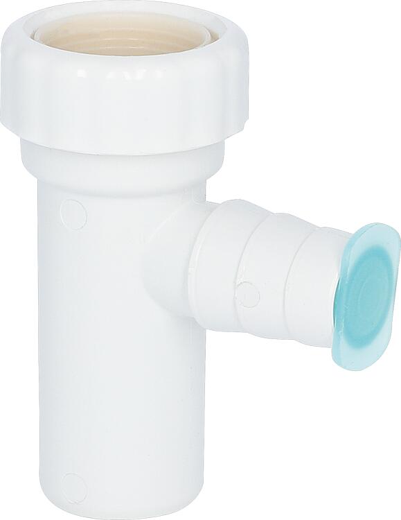 Zwischenstück-Tauchrohr DN32 (1 1/4 ") mit Schlauchanschluss, ABS Zwischenstück-Tauchrohr DN32 (1 1/4 ") mit Schlauchanschluss, ABS
